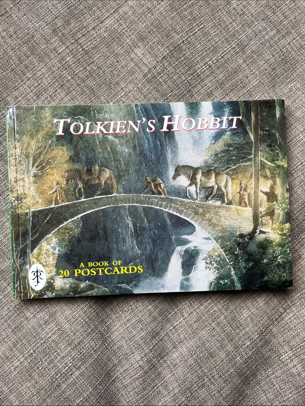 Tolkien's Hobbit Book of Post Cards Collectable Lord of the Rings Art